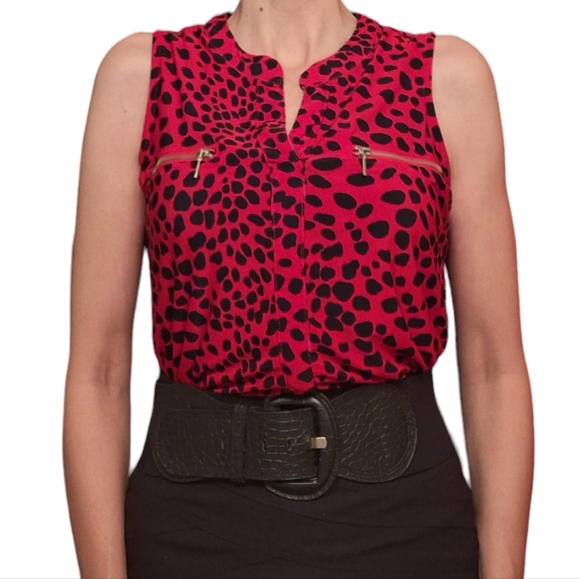 Lily Morgan red and black shirt. Size small - Picture 7 of 7